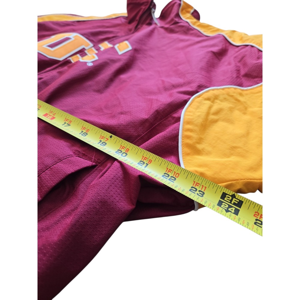 Majestic USC Trojans Bomber Jacket Mens XL Cardinal Gold Full Zip NCAA Vintage - Picture 4 of 16